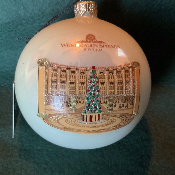 NWOT West Baden Atrium Ball Ornament - Picture 3 of 8